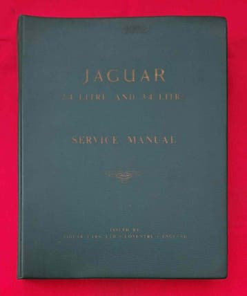 Service Manual Jaguar 2.4 and 3.4 litre, Auto diversen, Handleidingen en Instructieboekjes, Verzenden