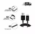 Oplaadkabel – USB-A naar Micro-USB – 2 Meter – Geschikt, Ophalen of Verzenden, Nieuw