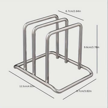 Roestvrij Staal Organizer voor Snijplanken en Pannendeksels, Verzenden, Nieuw