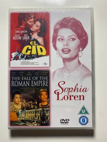 SOPHIA LOREN EL CID / THE FALL OF THE ROMAN EMPIRE (IN SEAL), Verzenden, Gebruikt