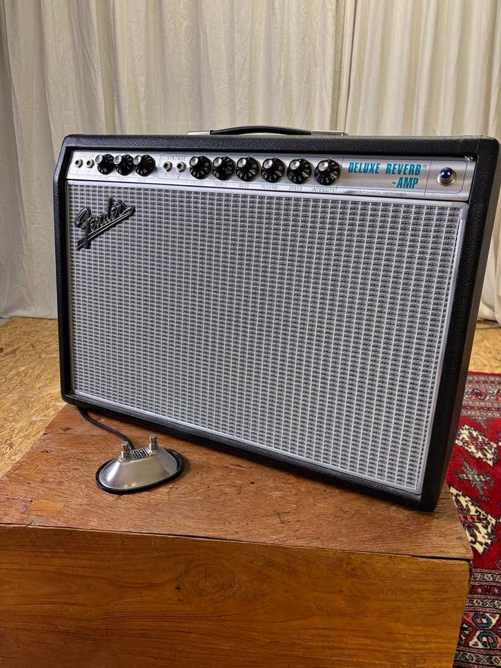 Fender  68 Custom Deluxe Reverb Reissue 2018, Muziek en Instrumenten, Versterkers | Bas en Gitaar, Ophalen