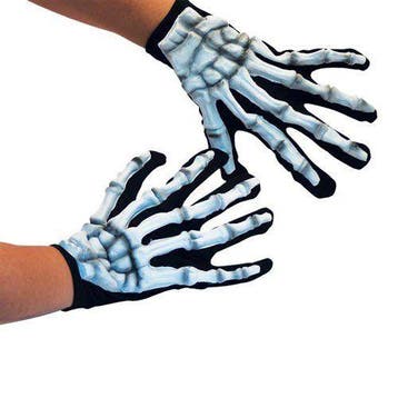Skelet Handschoenen Glow in the dark, Hobby en Vrije tijd, Verzenden, Nieuw, Feestartikel