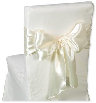 Satijn Creme Stoelversiering 20 cm x 275 cm, Ophalen of Verzenden, Nieuw