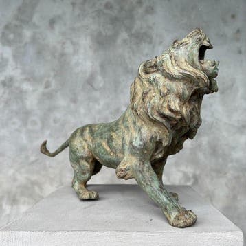 Figuur - Leeuw - Brons