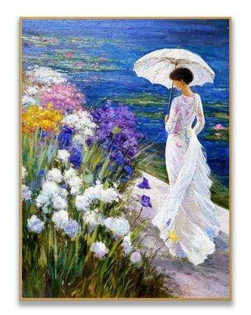 Stefano - Lady by the Lily Pond