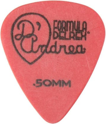 DAndrea - Delrex - Plectrum - Blikje met plectrums 0.50 mm, Muziek en Instrumenten, Instrumenten | Toebehoren, Ophalen of Verzenden