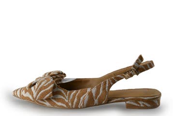 Manfield Slingbacks in maat 40 Bruin, Kleding | Dames, Bruin, Verzenden, Zo goed als nieuw, Manfield