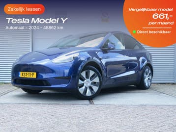 Tesla Model Y | Zakelijk Leasen vanaf 359,- p/mnd, Nieuw, Financial lease, Lease, Model Y