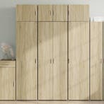 vidaXL buffetkast 70x42,5x185 cm bewerkt hout sonoma, Minder dan 50 cm, Verzenden, Nieuw, Minder dan 100 cm