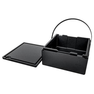GGM Gastro | Thermobox / pizzabox - voor 4 pizza’s Ø 40cm |, Verzenden