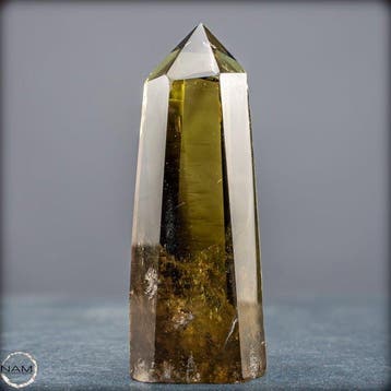 Topkwaliteit citrien Crystal- 225.14 g, Antiek en Kunst, Curiosa en Brocante