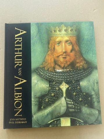 Prentenboek Arthur v. Albion  + grote kaart mythische Albion, Verzenden, Zo goed als nieuw