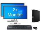 STUNTPRIJS: Dell OptiPlex 7040 Micro i5 6e Gen incl. 2, Computers en Software, Desktop Pc's, 6500T (4-Cores), 8 GB, 120 GB, Nieuw