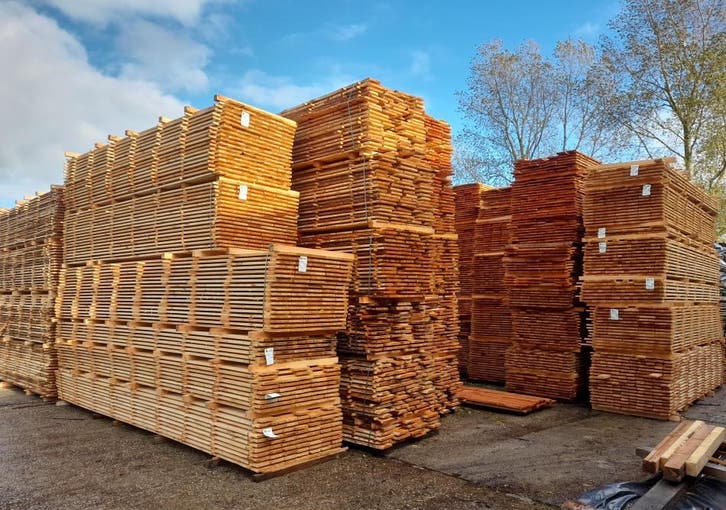 western red cedar, Doe-het-zelf en Verbouw, Hout en Planken, 300 cm of meer, Plank, Nieuw, Minder dan 25 mm