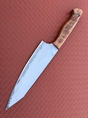 Custom Hand-Forged Premium Chefs Knife - Tafelmes - Staal,