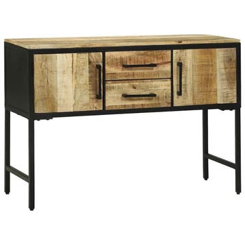 Consoletafel massief hout | Tweedekansje | OP=OP, Huis en Inrichting, Tafels | Sidetables, Gebruikt, 100 tot 150 cm, Ophalen of Verzenden