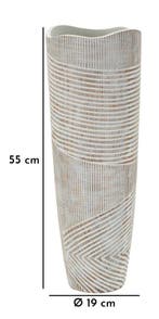 POT HARS HOUT CM Ø 19 X 55, Huis en Inrichting, Woonaccessoires | Vazen, Ophalen of Verzenden, Nieuw