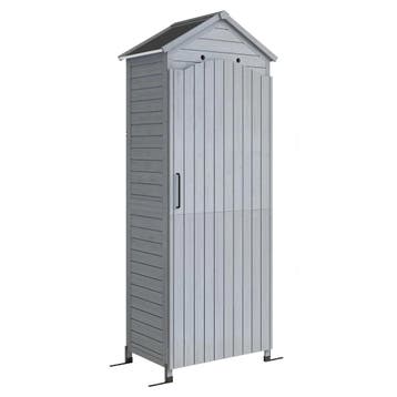 Houten Tuinkast Extra Hoge Gereedschapsschuur Met Verstelbar, Tuin en Terras, Verzenden, Nieuw