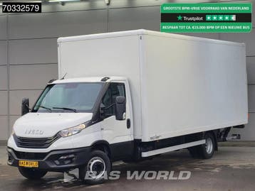 Iveco Daily 72C21 3.0L Automaat 1000KG Laadklep Luchtvering, Automaat, Stof, Gebruikt, Euro 6