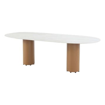 4 Seasons Outdoor Colorado eettafel keramisch travertin blad, Nieuw