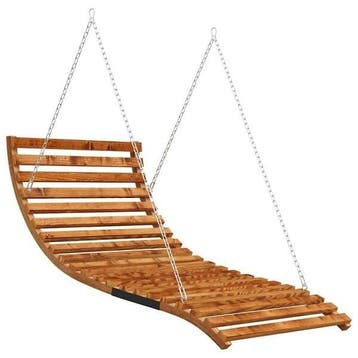 Schommelbed Massief Hout - Retourdeal 47% Korting, Ophalen of Verzenden, Zo goed als nieuw, Hout, Schommelbank