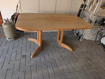 Ansager - Eettafel - Hout, Eik - Denemarken halverwege de