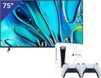 Sony Bravia 75 inch 4K Ultra HD TV + PlayStation 5, Nieuw