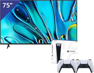 Sony Bravia 75 inch 4K Ultra HD TV + PlayStation 5, Nieuw