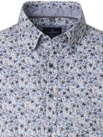 CASAMODA Casual Fit Heren Overhemd Met Print 126130660-100, Kleding | Heren, Verzenden, Nieuw, Blauw