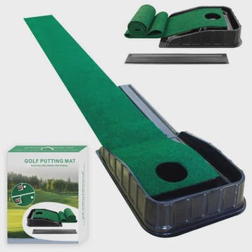 Golf Putting Mat met Automatische Bal Retour - Oefen je Putt, Sport en Fitness, Verzenden, Nieuw