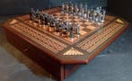 Schaakspel - Reconquista de Granada - Brons, Hout