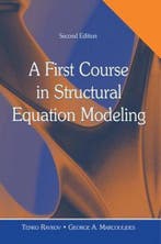 9780805855883 A First Course in Structural Equation Modeling, Verzenden, Zo goed als nieuw, Tenko Raykov