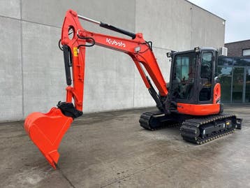 Veiling: Midigraafmachine Kubota KX163-5 Diesel 2016, Ophalen, Graafmachine