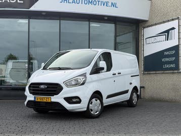 Ford Transit Custom 300 2.0 TDCI L1H1*2XSCHUIF*CRUISE*A/C*TE, Stof, Gebruikt, Euro 6, Ford