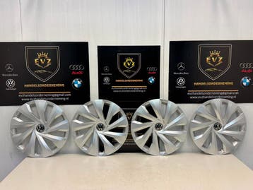 Org. VW Polo 2G bj.2021 wieldoppenset zilver art.2G0601147, Gebruikt