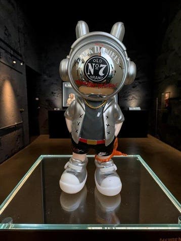 WASE - Speelgoed figuur ASTRO JACK, DANIEL BLACK AND SILVER, Antiek en Kunst