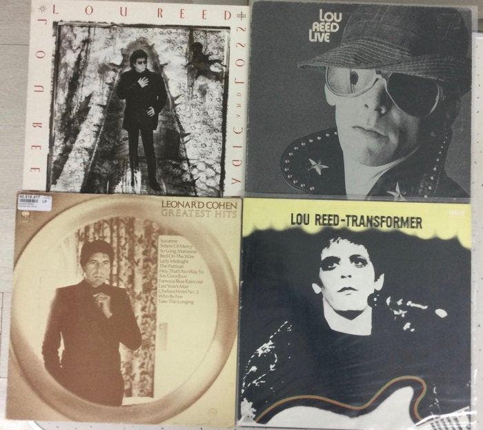 Lou Reed, Leonard Cohen - 4x Albums - Diverse titels - LP -, Cd's en Dvd's, Vinyl Singles