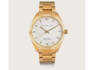 Veiling - Kapten Son Crush Gold Steel Horloge, Nieuw