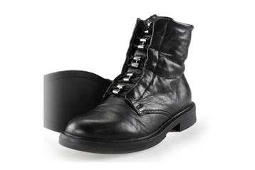 Omoda Veterboots Meisjes in maat 37 Zwart, Verzenden, Jongen of Meisje, Schoenen, Zo goed als nieuw