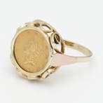 Ring - 14 karaat Geel goud, Roségoud, Nieuw