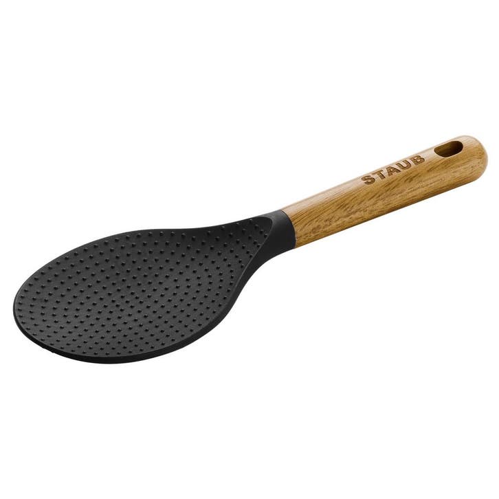 GGM Gastro | STAUB | Rijstlepel - 220mm - Silicone - Zwart |, Huis en Inrichting, Keuken | Keukenbenodigdheden, Nieuw, Verzenden