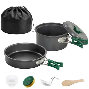 Camping Kookgerei Set 8-delige Outdoor Servies Set Met Anti-, Verzenden, Nieuw