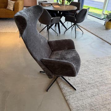 Relaxfauteuil Isanta - Grijs - IN.HOUSE, Nieuw, 75 tot 100 cm, Ophalen of Verzenden, Modern
