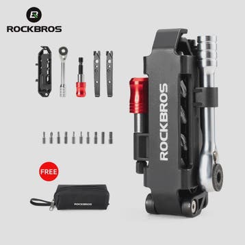 ROCKBROS Compacte Fiets Reparatieset met Ratel Sleutel en Bi, Verzenden, Nieuw