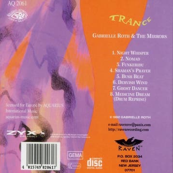 cd - gabrielle roth - TRANCE (nieuw), Verzenden, Zo goed als nieuw