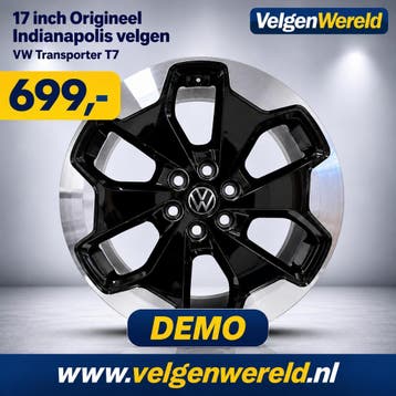 19 inch originele VW Indianapolis velgen | Transporter T7, Ophalen of Verzenden, Nieuw, 19 inch, Velg(en)