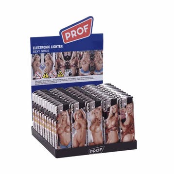 Prof Wegwerpaanstekers - Sexy Girls - Regelbare vlam - 50..., Ophalen of Verzenden, Nieuw