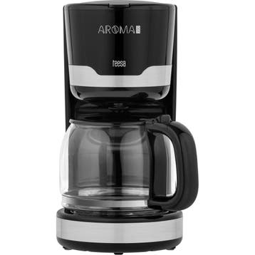 Teesa Koffiezetapparaat AROMA 100 – 1,5L – 1000W – Zwart –, Ophalen of Verzenden, Nieuw