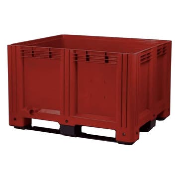 Palletbox MaxiLog, 1200x1000x760, HDPE kunststof, tweede, 100 cm of meer, 60 cm of meer, Overige typen, Nieuw