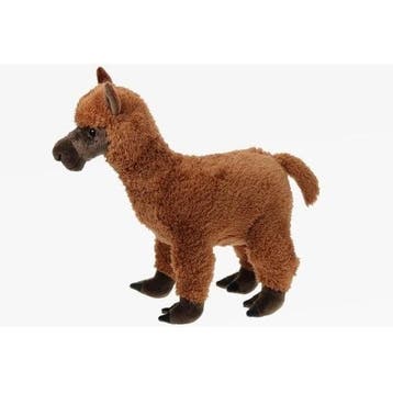Grote bruine alpaca knuffel - pluche - 40 cm - lama, Kinderen en Baby's, Speelgoed | Knuffels en Pluche, Verzenden, Nieuw